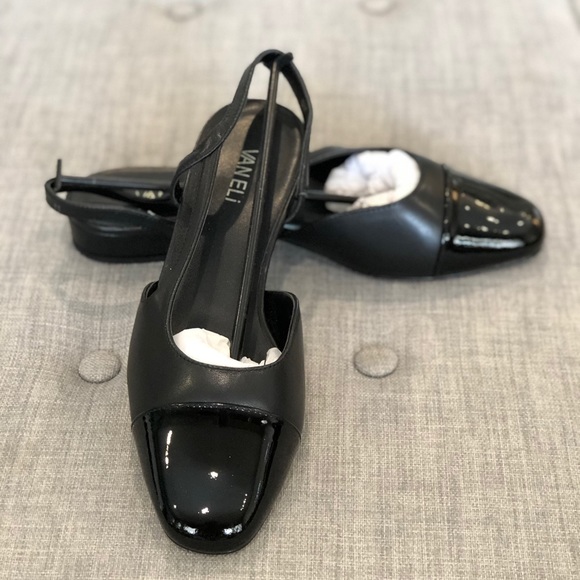 vaneli cap toe slingback
